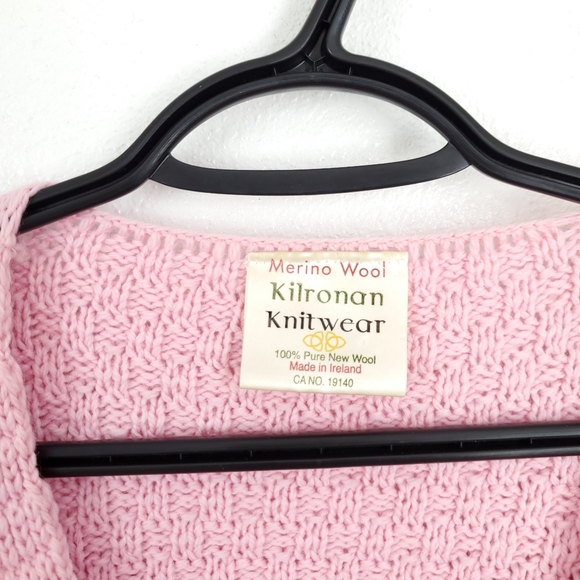 KILRONAN 100% Merino wool cardigan - Picture 5 of 13